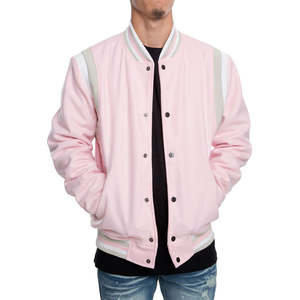 Blouson Bomber en Satin Polyester Grande Taille de Haute Qualité Vert Aigle et Blanc Contrastant Nouveau Design Meilleure Vente Pour Hommes et Femmes - Product Image 2