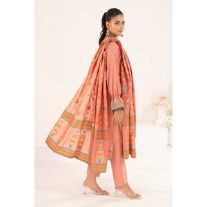 Conjunto de Traje Jacquard Naranja para Mujer, 3 Piezas, Diseño Sin Coser - Product Image 4