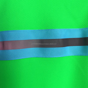 High Visibility Reflective Safety T <b>Shirt</b> Custom 100% Polyester High Quality Reflective Safety Traffic T <b>Shirt</b> Custom - Product Image 6