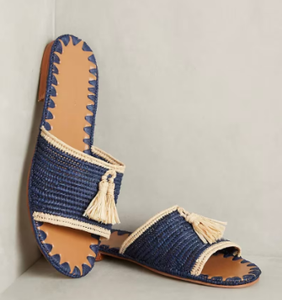 MULES EN RAFIA PLATES, sandales en raphia, chaussures faites à la main, chaussures en raphia, sandales d'été, chaussures d'été pour femmes, chaussures de plage - Product Image 4