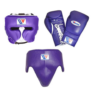 Ensemble de boxe en cuir véritable, ensemble de sparring de boxe - Cuir véritable de haute qualité, protecteur et respirant, ensemble avec logo personnalisé - Product Image 4
