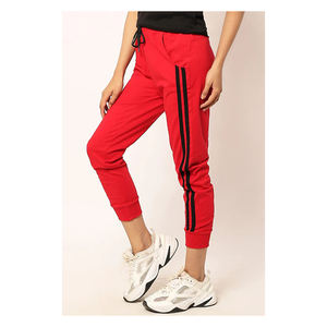 Joggers con estampado de rayas para mujer, ropa de deporte de secado rápido, color blanco liso, de calidad profesional, con Logo impreso, gran oferta - Product Image 6