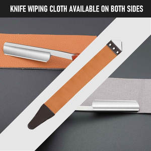 Logo privé rasoir à poignée pliante Style japonais hommes barbe coupe rasage support de rasoir droit or rasoir de barbier - Product Image 3