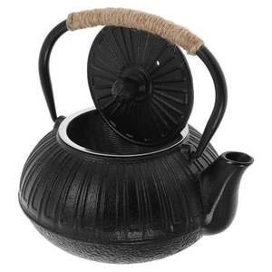 Modern Handmade Cast Iron Coffee <b>Teapot</b> <b>Set</b> <b>Japanese</b> Design 500ml Capacity - Product Image 1
