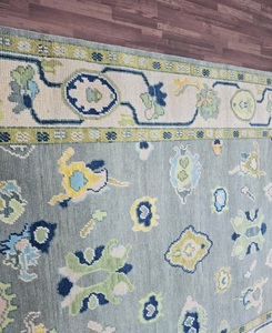 Hot Selling Large Size Handmade Oushak Wool Rug Gray Abstract High Quality Customizable Door Prayer Rug Set for Living Room - Product Image 4