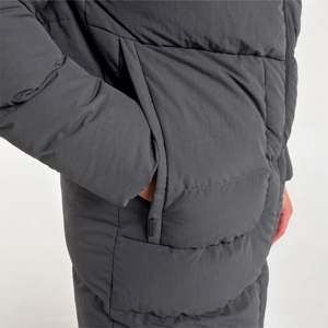 Veste Longline-Puffer élégant avec poignets intérieurs côtelés, plusieurs poches fonctionnelles, fermetures éclair durables et chaleur hivernale de qualité supérieure - Product Image 4