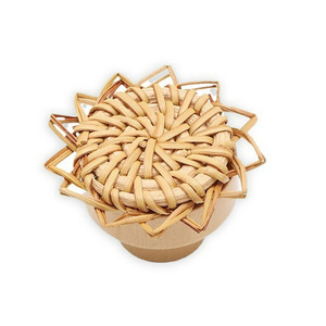 Tirador de armario ecológico, pomo de puerta, pomos de puerta decorativos de ratán para muebles de interior - Product Image 4