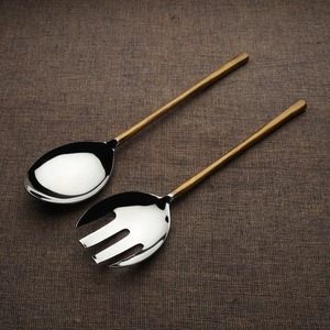 ชุดมีดดีไซน์หรูหราทำจากสแตนเลสเคลือบเงาคุณสมบัติที่ยั่งยืนสำหรับโรงแรมร้านอาหารงานปาร์ตี้ - Product Image 2