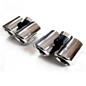 Decoración de parachoques trasero de alta calidad, embellecedor de garganta trasera de tubo de escape adecuado para <span class=keywords><strong>Land</strong></span> <span class=keywords><strong>Rover</strong></span> <span class=keywords><strong>Defender</strong></span> <span class=keywords><strong>007</strong></span> L663 2018-2022 - Product Image 4