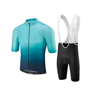 Diseño personalizado nuevo estilo excelente calidad ligero transpirable de secado rápido hombres ciclismo Jersey bicicleta Kits trajes - Product Image 6