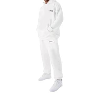 ชุดวอร์มผู้ชายผ้าฝ้ายแท้ 100% สำหรับฤดูหนาว มีฮู้ด สีพื้น คุณภาพสูง น้ำหนักเบา ระบายอากาศได้ดี ผ้าฟลีซ สตรีทแวร์ ทรงปกติ พิมพ์ลาย - Product Image 2