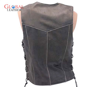 Chaleco informal para hombre más vendido, Chaleco de cuero para motocicleta, ropa de calle de alta calidad para la temporada de primavera - Product Image 2