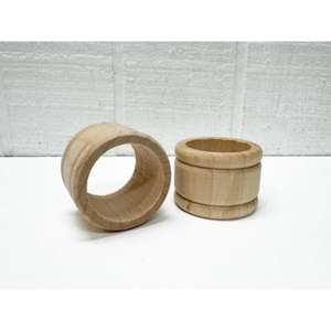 Elegante servilletero de madera con superficie pulida para hoteles, restaurantes y salones de banquetes - Product Image 2