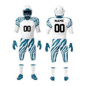 Lightweight Plus Size Short Sleeve American Football Jersey Set Customizable Team Name Front Quick Dry Uniform Pakistan - Product Image 1