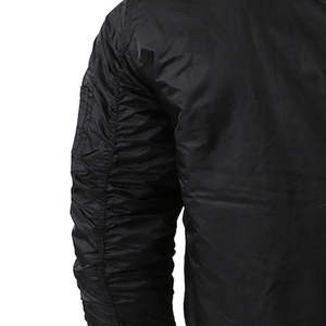 Services OEM en gros – Blouson bomber noir personnalisé, entièrement zippé, résistant à l'eau, pour hommes, style motard, pour l'extérieur et la moto - Product Image 3