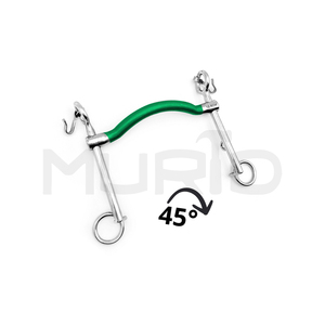 Embouchures de Weymouth en acier inoxydable de haute qualité, personnalisables et confortables, avec anneaux libres et embouchure à mors pour l'équitation - Product Image 6