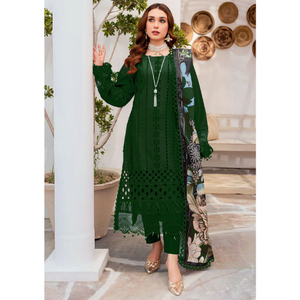 LAS MUJERES MODESTAS BORDADAS FLORALES LLEVAN TELA DE VERANO CASUAL VENTA CALIENTE TOP EXIGENTE MEJOR MATERIAL TRAJES DE CÉSPED HERMOSOS - Product Image 5