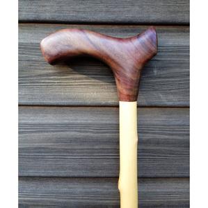Durable Cane Natural <b>Wood</b> Senior Walking Cane <b>Stick</b> Polished Designer <b>Stick</b> for Men and Women on Sale - Product Image 2