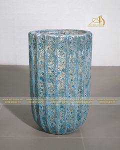 Haute qualité Design moderne en céramique galvanisé Pots de fleurs jardinières décor à la maison jardin Mini paysages Art-maison céramique - Product Image 4