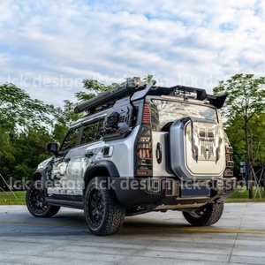 ชุดแต่งรอบคัน ABS พลาสติกสีดำพื้นฐาน สำหรับ Jetour T2 Traveler รุ่น <span class=keywords><strong>Warframe</strong></span> ประกอบด้วยกันชนหน้า ฝากระโปรง กันชนหลัง และสเกิร์ตข้าง - Product Image 6