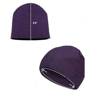 Sombreros elegantes de invierno para deportes al aire libre de buena calidad, gorros sin puños con logotipo Jacquard personalizado, gorro de punto, gorro con logotipo personalizado - Product Image 4