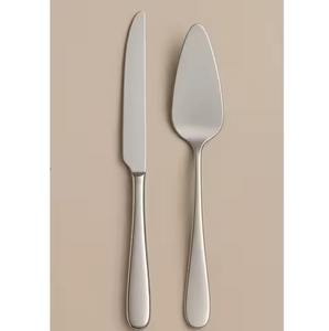 Luxury Mirror Polished Cake Server Knife <b>Set</b> Elegant Stainless Steel Wedding Dessert Tool High Quality Modern <b>Bakeware</b> - Product Image 1