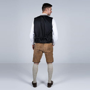 กางเกงขาสั้นบาวาเรียนหนังเทียมน้ำหนักเบา ระบายอากาศได้ดี ทรงหลวม สวมใส่สบาย ขายดีสำหรับผู้ชาย - Product Image 6