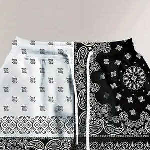 ชุดเซ็ตเสื้อยืดและกางเกงขาสั้นสตรีทแวร์คุณภาพสูงสำหรับผู้ชาย แบบสั่งทำพิเศษ ระบายอากาศได้ดี ผลิตจากผ้าฝ้าย 100% เหมาะสำหรับใส่ลำลองในฤดูร้อน - Product Image 6