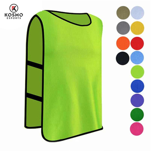 Logo personnalisé Football Gilet Maillots De Football À Séchage Rapide Équipe Sports Jeux Gilet Jeunesse Pratique Formation Bavoirs - Product Image 4