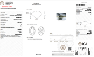 1.65 ct Oval Cut Lab-grown Diamond IGI Certified E Color VS1 Clarity Lab-Stone - Product Image 5