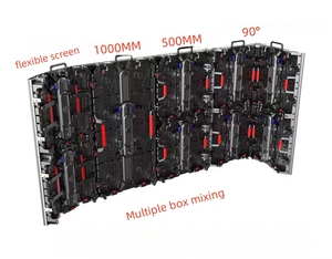 2K 4K HD LED Video Wall Pantalla de alquiler curvada sin costuras Pantalla interior para ferias comerciales de escenario de lanzamiento de productos - Product Image 5