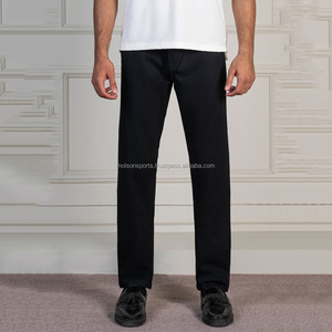 Pantalon pour homme en coton 100% respirant, nouvelle conception, couleur unie, décontracté, de qualité supérieure, pantalon pour homme de couleur unie - Product Image 6