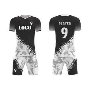 Men's Custom Design Full Sublimation Sports <b>Football</b> Soccer Wear Jersey <b>Set</b> Unisex Adult Soccer Uniforms New Name OEM Service - Product Image 2