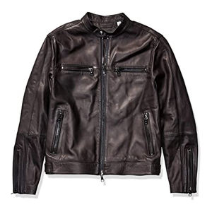 Chaqueta de Cuero Personalizada Nueva 2024, Chaqueta de Cuero de Alta Calidad con Cierre Frontal Completo, Cuello Alto, Forro de Cuero PU Original OEM para Invierno - Product Image 3