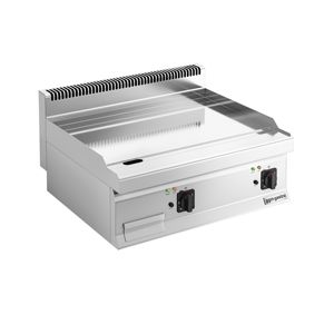 Plaque de cuisson électrique commerciale - avec plaque en chrome dur - 8,0 kW - Plaque lisse - Zone de cuisson : 795x535 mm - Product Image 1