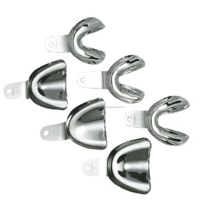 Juego de Bandejas de Impresión Dental de Precisión Mundial, Acero Inoxidable, Manual, Clase I, Superior e Inferior, Molde para Dentista, CE WPS-DITS-01 - Product Image 4