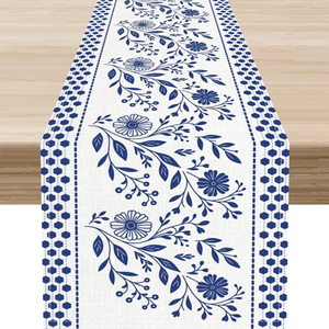 Mới <span class=keywords><strong>2025</strong></span> thời trang Giáng sinh bảng <span class=keywords><strong>Runner</strong></span> với tua | 35*180cm Linen ăn & trang trí đám cưới | sang trọng OEM bán buôn - Product Image 3