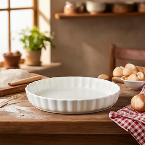 VISTA ALEGRE Stoneware Cake <b>Pan</b> 5cm 29cm White Pack of 4 for Baking Dishes & <b>Pans</b> - Product Image 3