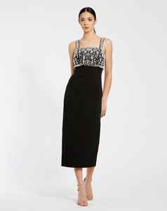 ชุดเดรสผู้หญิงลายดอกไม้ปักเลื่อมเลื่อมแขนกุดลายดอกไม้คอเสื้อยาวทรงชา100% ผ้าทูล - Product Image 4