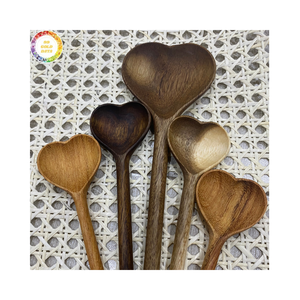 Cucharas de Madera Desechables al por Mayor para Comida para Llevar y Comida Rápida, Empaque Ecológico - Product Image 1