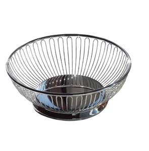 Panier à fruits de qualité supérieure Design créatif Panier à fruits Pièce maîtresse Panier à fruits en métal Fabriqué en Inde - Product Image 1