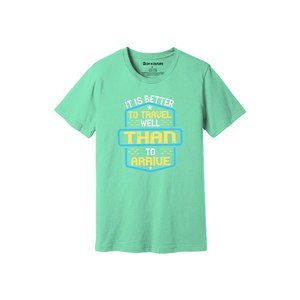 100% algodón camiseta informal 3D Buda temas impresión 12 opciones de color 160-180 pesado GSM diseño personalizable Logotipo de colocación - Product Image 4