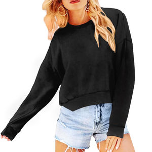 เสื้อครอปสตรีเสื้อสไตล์ลำลองระบายอากาศ - Product Image 5