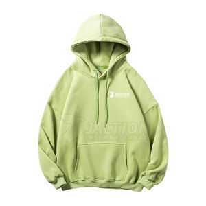 Sweats à capuche surdimensionnés Custom Made Basics Sweats à capuche surdimensionnés de couleur unie fabriqués au Pakistan Streetwear Sweats à capuche surdimensionnés - Product Image 1