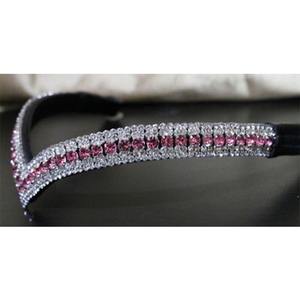 Elegante Premium Horse Brow Band en forma de V Brida ecuestre Accesorio Equipo de equitación decorativo duradero para caballos - Product Image 5