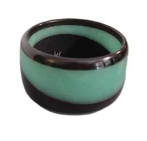 Gran oferta, brazalete de moda de resina verde para mujeres y niñas, pulsera de resina de madera multicolor hecha a mano, joyería de latón - Product Image 6