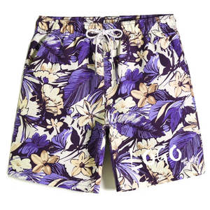 Maillots de bain fitness d'été décontractés pour hommes Short de bain à motif solide pour l'entraînement de surf à la plage-Respirant Prix de gros Planche courte - Product Image 1