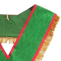 Vente en gros à bas prix Regalia maçonnique 32 degrés collier doré velours noir/Regalia maçonnique rite écossais 33e collier