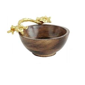 Vintage <b>Wooden</b> <b>Salad</b> <b>Bowl</b> Premium Quality Handmade Soup <b>Bowl</b> Round Shape Wholesale Wood Serving <b>Bowl</b> - Product Image 5