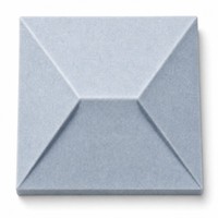 Panneau acoustique en fibre de polyester, motif triangulaire 3D, panneau acoustique en PET, panneau mural absorbant le son, Kusdesign